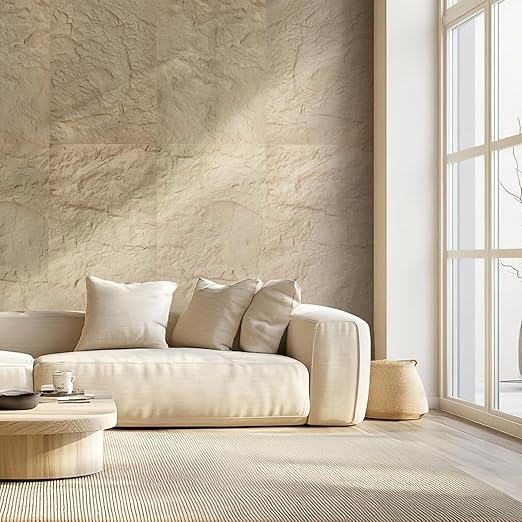 VEVOR 3D Wall Panels, 4 Pack 48 x 24 in PU Natural Stone Imitation Wall Art - Image 8
