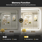 Briivue 84x32 Inch LED Bathroom Mirror - Image 5