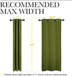 NICETOWN Christmas Bedroom Curtain Panels Blackout Draperies, Holiday Christmas - Image 7