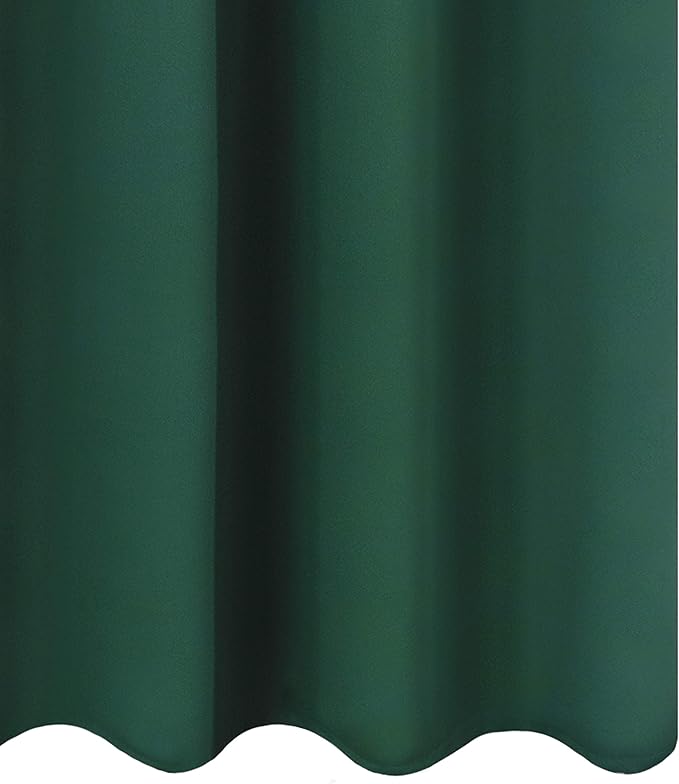LEMOMO Blackout Curtains 66 x 84 inch/Dark Green Curtains Set of 2 - Image 9