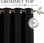 RYB HOME Extra Long Curtains Light Block Soundproof Privacy Blinds - Image 2