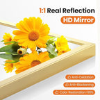 Sweetcrispy 38"x30" Arched Gold Bathroom Mirrors - Image 3