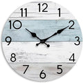 KECYET Wall Clock Silent Non-Ticking Wooden Clocks Battery Operated 10 Inch by KECYETWALLCLOCK