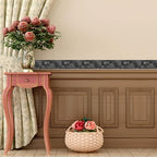 IVN Wallpaper Border Peel and Stick Decorative Wall Trim Self Adhesive Black - Image 7