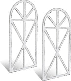 SwallowLiving Set of 2 Large Farmhouse Window Frame Wall Decor, 16x32 Inch - Image 9