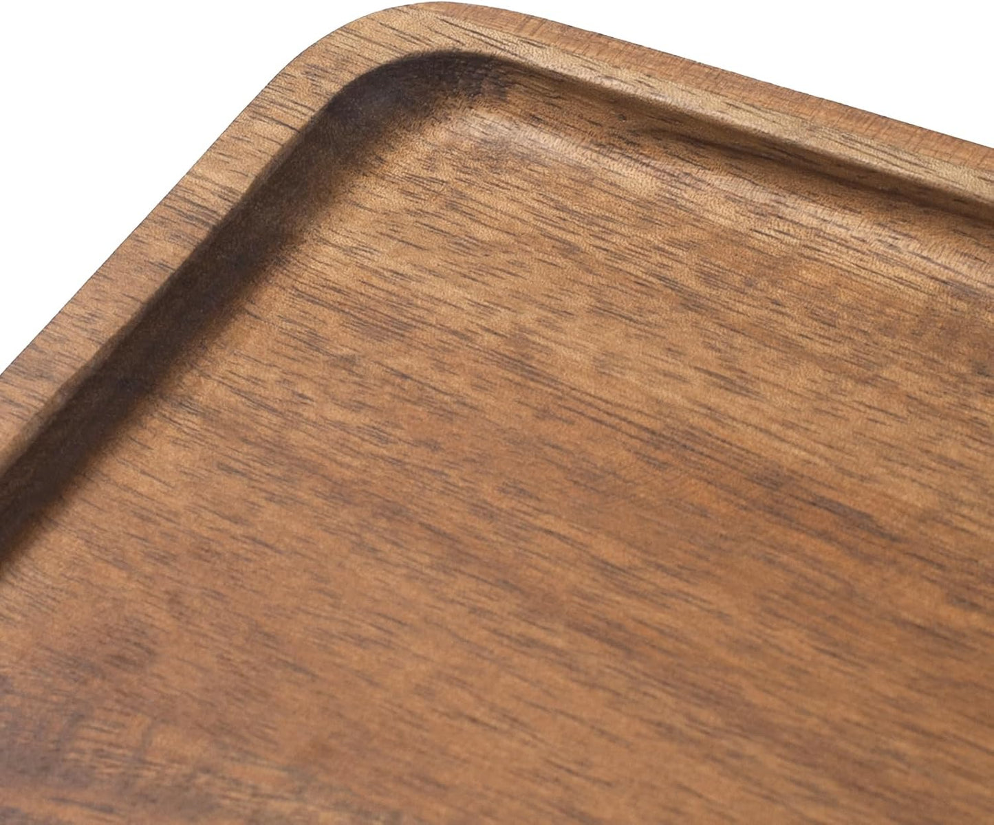 Bathroom Vanity Tray, Bathroom Tray for Counter, Toilet Tank Tray, Wood Bathroom Tray for Organizing and Home Decor (11.8 x 5.1 x 0.8 inch)