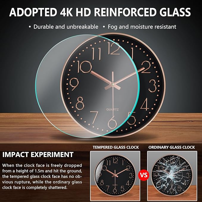 Modern Silent Wall Clock - Image 5