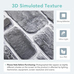Commomy 3D Faux Stone Wall Panel Peel and Stick Wall Tiles - Image 4
