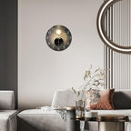 Black and Gold Wall Clock for Kitchen Glass Decorative Wall Clocks Battery - Image 4