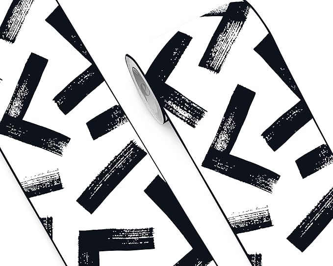FLFK Black and White Design Wallpaper Border by FLFK