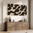 Large Framed 3D Abstract Wall Art - Image 4