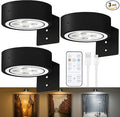 3-Pack Picture Lights for Wall, Rechargeable Battery Operated LED Painting Light by Kandicyar