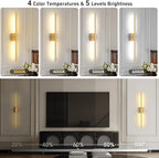 iThird 1 Pack Battery Operated Wall Sconce, Wireless Battery Wall Sconce - Image 5
