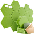 8 Pack Self-Adhesive Acoustic Panels 12" X 10" X 0.4" by Dailycooper