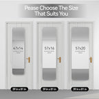 SCWF-GZ 47x14 Mirror Rectangle Full Body Length Door Hanging Wall Mounted - Image 7