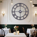 18.5 Inch Large Wall Clocks for Living Room, Modern Decorative Metal Big - Image 7