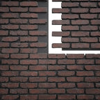 EverStone Aged Brick Faux Brick Panel, 46 7/8"W x 27"H x 1 1/4"D, Cinder Color - Image 9
