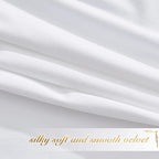 NICETOWN White Velvet Curtains 84 inches - Image 5