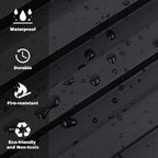 Black Wall Panels for Interior Wall Décor Wainscoting Panels 48x6.2x0.4in - Image 8