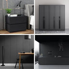 Arthome 11.8''x100'' Black Contact Paper, Self Adhesive Wallpaper Waterproof - Image 7