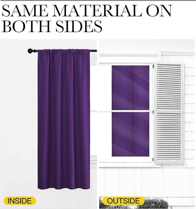 NICETOWN Bedroom Curtain Panels - Image 6