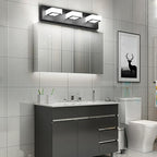 Ralbay Black Bathroom Vanity Lights 3 Lights Acrylic Modern LED Black Vanity - Image 3