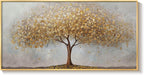 Gold Framed Tree of Life Wall Art, Large Modern Canvas Prints Paintings Artwork - Image 9