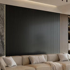 YU LI 3DH Peel and Stick PVC Slat Wall Panel 236"x15.75" Self-Adhesive Thick - Image 2