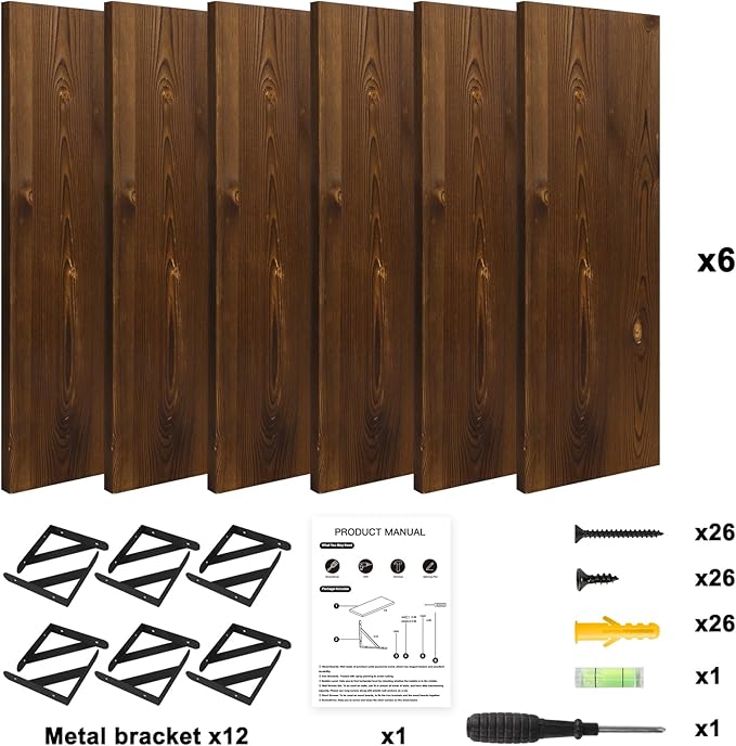 YGEOMER 16.5 Inch Floating Shelves - Image 7