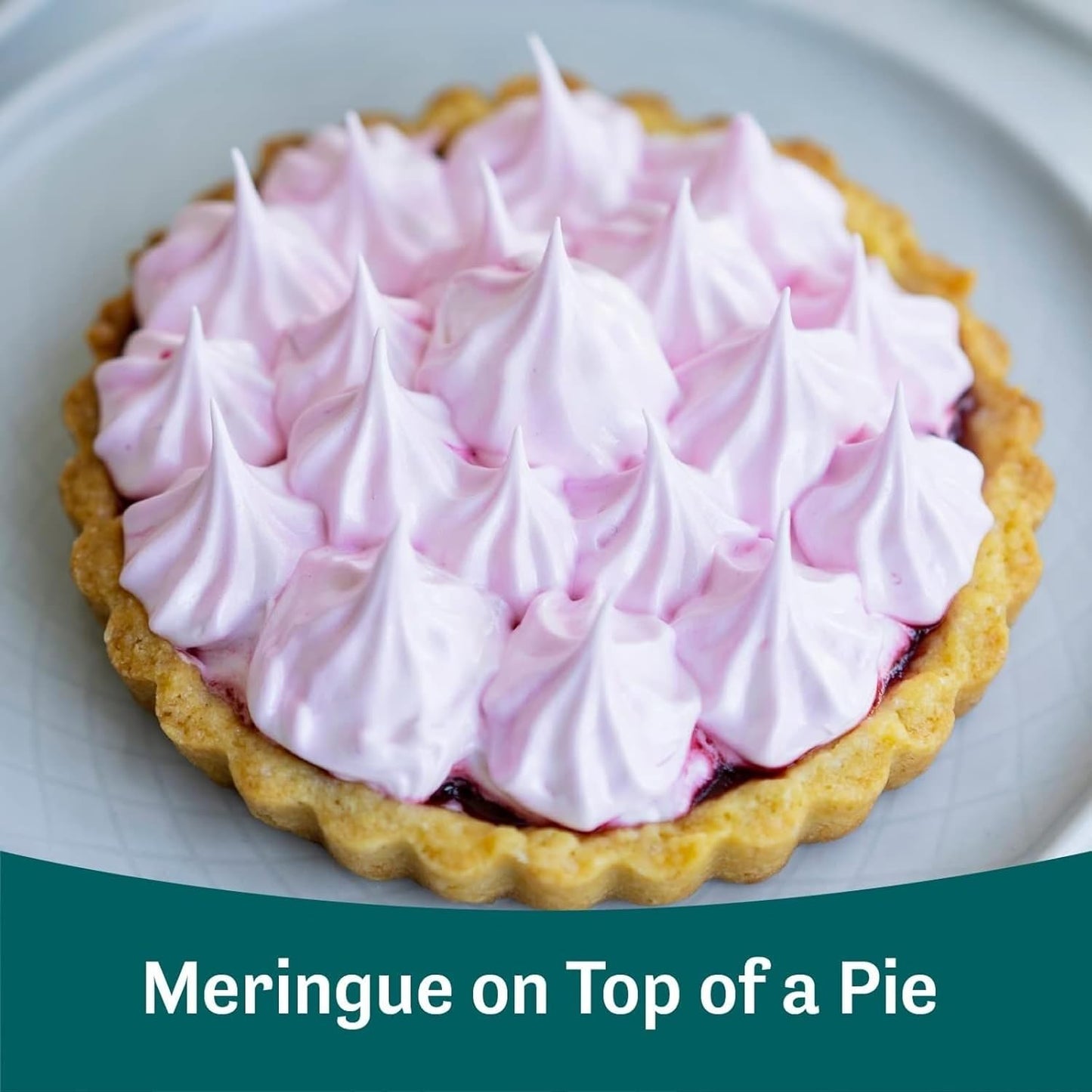 Judee's Gluten Free Complete Strawberry Meringue Powder Mix 11.4 oz - Just Add Water - Make Meringue, Cookies, Pies, Frosting, and Royal Icing - Great for Baking - No Preservative and Nut-Free