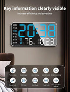 MASHI 8.4''Large Digital Wall Clock, Led Alarm Clock - Image 2