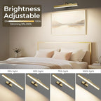 Afyuol Picture Lights for Wall, Brushed Gold Battery Operated Picture Light - Image 6