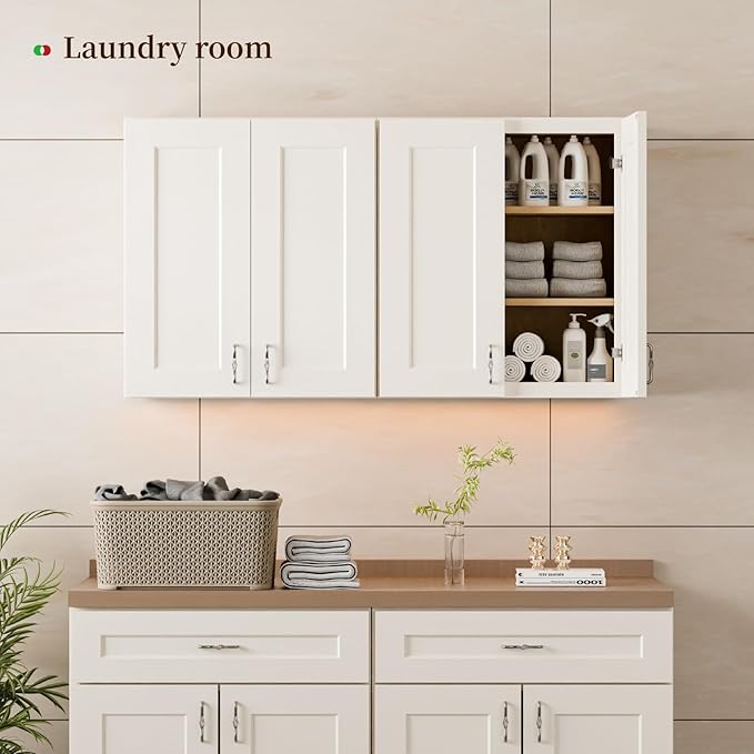 Kisart Laundry Room Cabinets Wall Mounted - Image 2