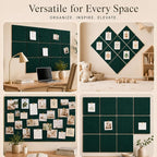 Large Cork Boards for Walls – 36" x 24" Self Adhesive Felt Wall Tiles - Image 6