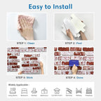 COMSTICKC 3D Faux Brick Wall Panels Peel and Stick, Not Real Brick, Small Size - Image 8