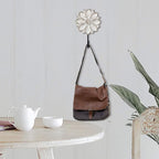 dwellington Decorative Boho Flower Towel Hooks, Farmhouse Boho Coat Rack Hooks - Image 6