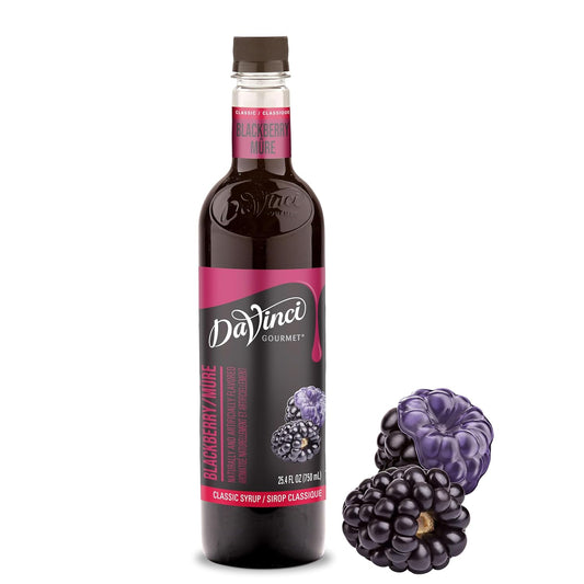 DaVinci Gourmet Classic Blackberry Syrup, 25.4 Fluid Ounces (Pack of 1)