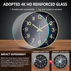 Wall Clocks Battery Operated, 12Inch Non Ticking Digital Wall Clock, Silent - Image 5