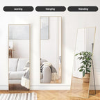 Simple Deluxe Full Length Mirror, - Image 4