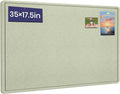 Bulletin Board - 35 x 17.5 inches Decorative Felt Pin Board - Cork Board by Hrrtyueg
