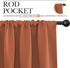 NICETOWN 2 Panels Blackout Curtains, Rod Pocket Thermal Insulated Drapes 84 - Image 2