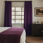 NICETOWN Purple Velvet Curtains 90 inch Long - Image 2