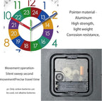 XFM Learning Clock for Kids Silent Non Ticking Battery Operated Colorful - Image 6