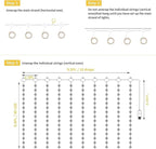 Minetom Curtain Lights, 300 LED Dimmable Fairy Lights Twinkle Lights - Image 5