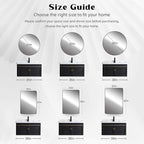 CULER Round White Bathroom 24 Inch Mirror, Circle Wall Modern Mirror - Image 6