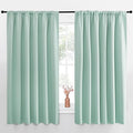 NICETOWN Blackout Curtains for Bedroom, Aqua Blue, 1 Pair, 70 by 63-inch by NICETOWN