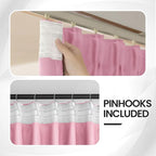 Baby Girl Pink Bedroom Decor Curtains 2 Panels Set - Image 3