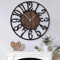 Large Wall Clock for Living Room Decor, 20 Inch Non Ticking Silent, Battery by ArtfulClocksBeautifulMoments