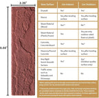 100 Vintage Red Faux Brick Wall Tiles, 3D Thin Brick Veneers - Image 5