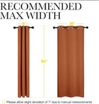 NICETOWN Nursery Essential Thermal Insulated Solid Grommet Top Blackout - Image 6